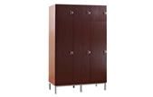 Three door wardrobe with drawer