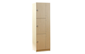 Three layer three door wardrobe